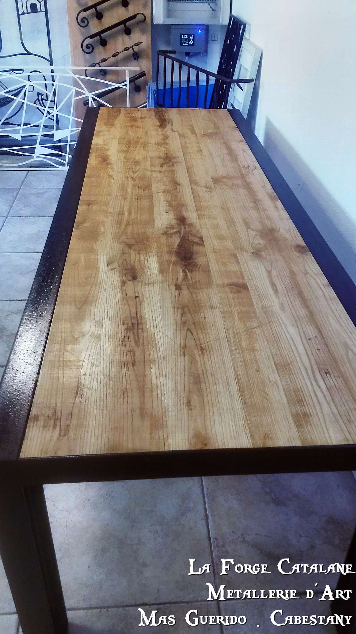 mobilier table à manger IPN 2 fer Forge Catalane Cabestany.jpg